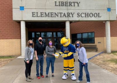 Liberty Elementary Cash Donation for teacher resources April 2021